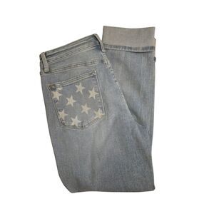 Judy Blue 11/30 Mid Rise Boyfriend Fit Stretchy Preppy Wardrobe Staple Work